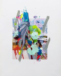ohne titel, 29,7 x 21 cm, Mixed Mediaon Paper, 2020